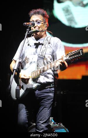 8. August 2022, Bacoli, Kampanien/Neapel, Italien: Konzert von Edoardo Bennato in Bacoli in der Provinz Neapel. (Bild: © Salvatore Esposito/Pacific Press via ZUMA Press Wire) Stockfoto