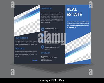 Geschäftsvektorvorlage für Broschüre, Geschäftsbericht, Magazin, Poster, Unternehmenspräsentation, Portfolio, Flyer, Markt, Infografik Stock Vektor