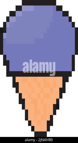 Verpixeltes Eis Stock Vektor