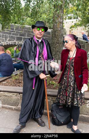 Hebden Bridge Steampunk Festival Stockfoto