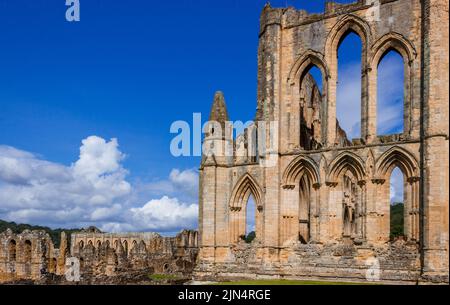 Rievaulx Abbey, in der Nähe von Helmsley, Yorkshire Stockfoto