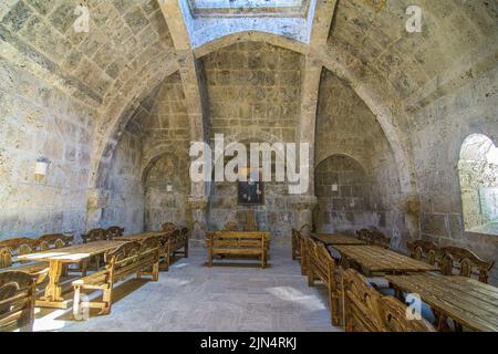 Das Kloster Haghartsin ist ein Kloster aus dem 13.. Jahrhundert in Dilijan, Armenien. Stockfoto