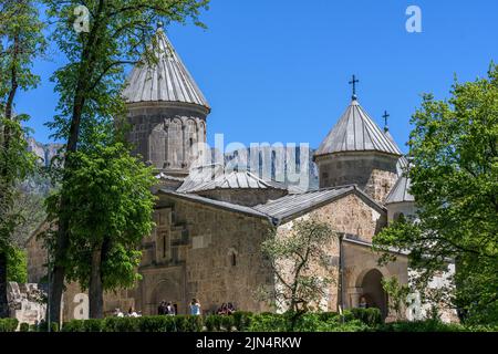 Das Kloster Haghartsin ist ein Kloster aus dem 13.. Jahrhundert in Dilijan, Armenien. Stockfoto