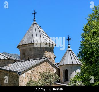 Das Kloster Haghartsin ist ein Kloster aus dem 13.. Jahrhundert in Dilijan, Armenien. Stockfoto