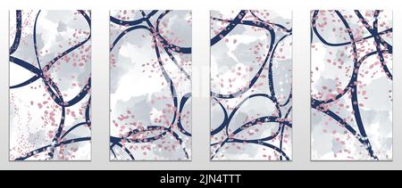 Bunte Farbe Hintergrund in Concept Fantasy Luxus-Textur Stockfoto