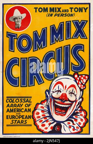 Tom Mix Circus Poster (Tom Mix Circus, 1937) Stockfoto