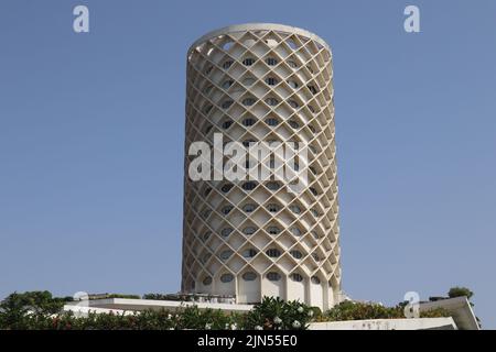 Besuch des Nehru Science Center, Mumbai, Maharashtra, Indien Stockfoto