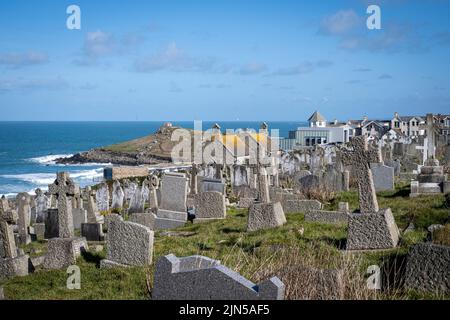 Barnoon Cemetery, St Ives, Cornwall Stockfoto