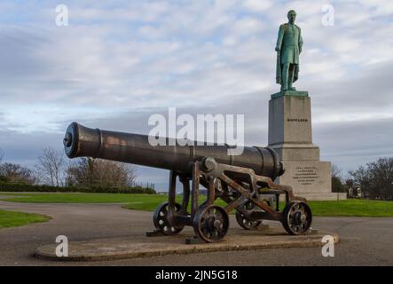 Statue von General Havelock, Mowbray Park, Sunderland, Großbritannien Stockfoto