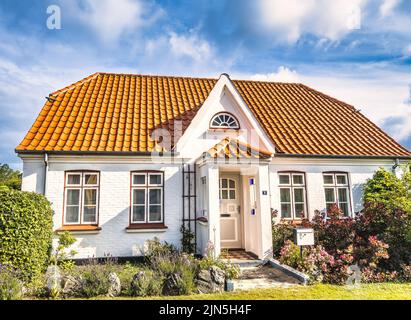 Hoiuse in Faldsled auf der Insel Fünen, Dänemark Stockfoto