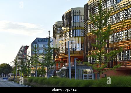 WU (Wirtschaftsuniversität Wien) Campus-Gebäude der Wirtschaftsuniversität Wien Österreich. Stockfoto