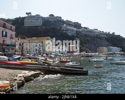 Marina Grande in Sorrento, Kampanien, Italien Stockfoto