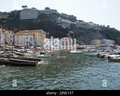 Marina Grande in Sorrento, Kampanien, Italien Stockfoto