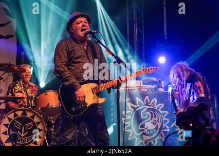 Mark Chadwick von den Levelers beim Wickham Festival, Hampshire, Großbritannien. 6. August 2022 Stockfoto