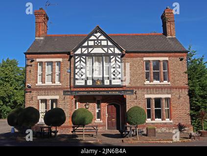 Die Walton Arms in Village, Old Chester Road, Higher Walton, Warrington, Cheshire, ENGLAND, GROSSBRITANNIEN, WA4 6SN Stockfoto