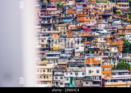 Details des Hügels der Freuden in Rio de Janeiro - brasilien Stockfoto