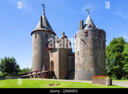 Castell Coch Castle Coch oder Red Castle Tongwynlais Cardiff South Wales UK GB Europa Stockfoto