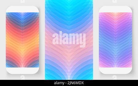 Abstrakte wellig Hintergrund mit dynamischen Wirkung. Moderne Screen Design für mobile App und Web. 3D-Vektor Illustration für Broschüre, Banner, Flyer oder prese Stock Vektor