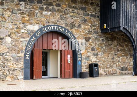 Fraserburgh, Großbritannien - 24. Juni 2022: Eingang zum Museum of Scottish Lighthouses in Fraserburgh Stockfoto