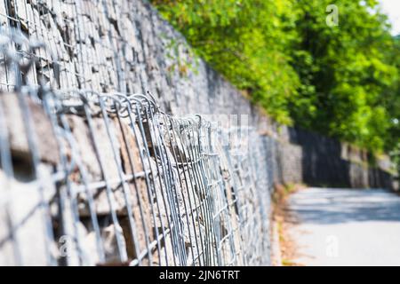 Schöne und detailreiche Porträts im Außenbereich. Stockfoto