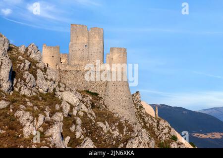 Rocca Calascio, L'Aquila, Abruzzen, Italien Stockfoto