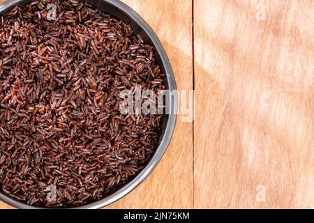 Reis mit Kokosnuss typisches Gericht der Karibikküste Stockfoto