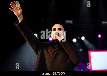 Die Human League auf der Bühne beim Lets Rock Festival Liverpool 2022 Stockfoto