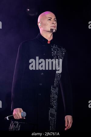 Die Human League auf der Bühne beim Lets Rock Festival Liverpool 2022 Stockfoto