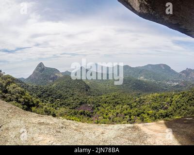 Visuelle Serrilha-Strecke in rio de janeiro Stockfoto