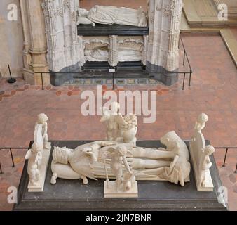 Das prächtige königliche Kloster von Brou, Bourg-en-Bresse FR Stockfoto