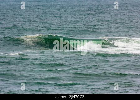 Wellen Sie am strand von vidigal, bekannt als sheraton Slab in rio de janeiro Stockfoto