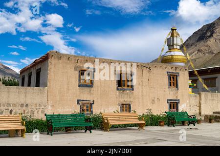 Das Tabo-Kloster im Spiti-Tal, Indien Stockfoto