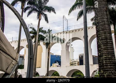 lapa Nachbarschaft in rio de janeiro Stockfoto