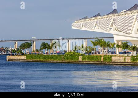 Des Museums von morgen in Rio de Janeiro Stockfoto