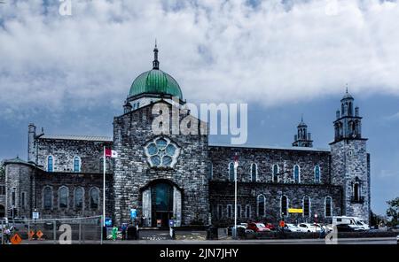 Die Kathedrale unserer Lieben Frau in den Himmel und St. Nikolaus, Galway Kathedrale, Gaol Road, Galway, Irland. Stockfoto