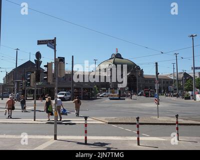NÜRNBERG, DEUTSCHLAND - CA. JUNI 2022: Nürnberg Hauptbahnhof Stockfoto