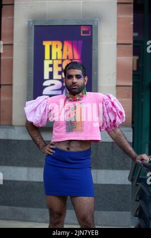 Edinburgh. Schottland, Großbritannien. 9. August 2022. Fotocall ALOK bei Traverse. Alok wird vom 9.. Bis 21.. August in Traverse auftreten. Pic Credit: Pako Mera/Alamy Live News Stockfoto