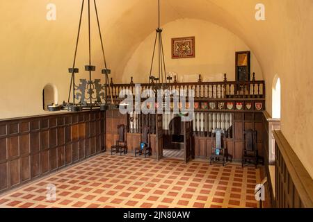 Lord's Hall, Doune Castle, Doune, Zentralschottland Stockfoto