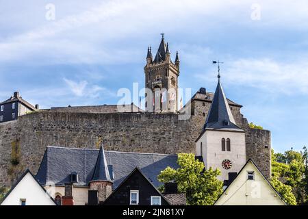 Turm von Wilhelmsturm/Wilhelmstower in Dillenburg Hessen. Stockfoto