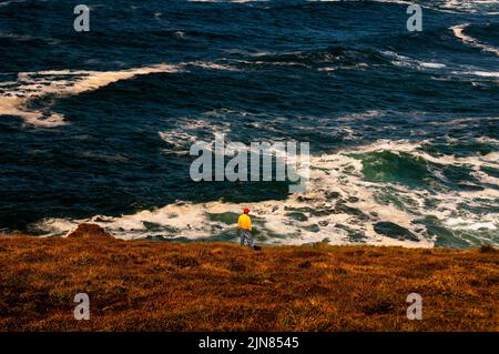 Dunmore Head Landzunge und der westlichste Punkt Irlands auf der Dingle-Halbinsel. Stockfoto