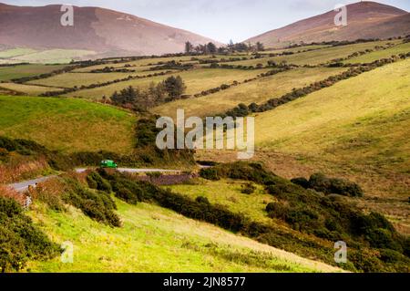 Irische Landschaften auf der Dingle-Halbinsel an der Westküste Irlands. Stockfoto