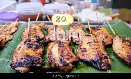 PATTAYA MUSIC FESTIVAL 2022 BBQ Food Opening Weekend Karneval 6. August 7 Stockfoto