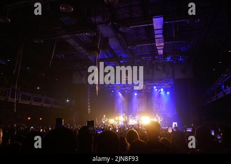 Anaheim, Kalifornien, USA 6.. August 2022 Simple Plan treten am 6. August 2022 in Anaheim, Kalifornien, USA, auf der Blame Canada Tour im House of Blues auf. Foto von Barry King/Alamy Stockfoto Stockfoto