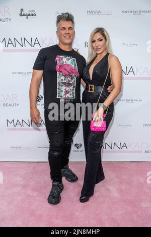 Los Angeles, USA. 09. Aug, 2022. Besucht Manna Kadar Celebrity Pink Carpet Celebrating BAZAAR Cover Release 2022 im Hotel Laguna, Laguna Beach, CA am 9. August 2022 Credit: Eugene Powers/Alamy Live News Stockfoto