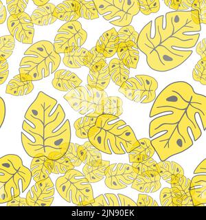 Herbst Blätter Hintergrund orange Farbe Stock Vektor