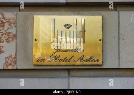 Juwelier Leicht, Hotel Adlon, Berlin, Deutschland Stockfoto