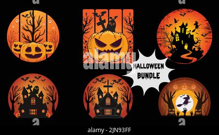 Halloween Kostüm T-Shirt, Lustiges Halloween Party T-Shirt, Halloween Schriftzug Typografie, Zitat, gut für Kleidung, Grußkarte, Poster und Becher-Design Stock Vektor