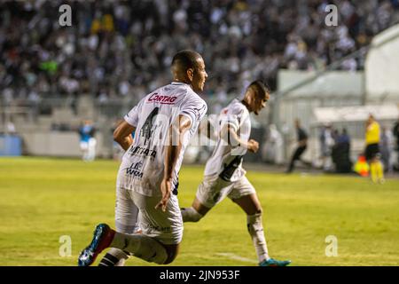 Campinas, Brasilien. 09. August 2022. Matheus Silva während der Ponte Preta gegen Vasco, die am Dienstag (09) im Moises Lucarelli Stadium in Campinas/SP stattfand. Quelle: Pedro Teixeira/FotoArena/Alamy Live News Stockfoto