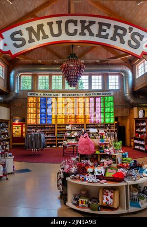 J M Smucker Company Store in Orrville, Ohio Stockfoto