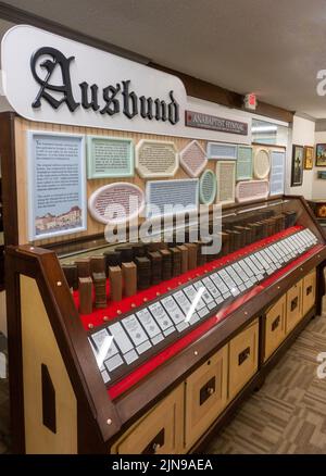 Das Amish & Mennonite Heritage Centre in Holmes County in Berlin Ohio Stockfoto